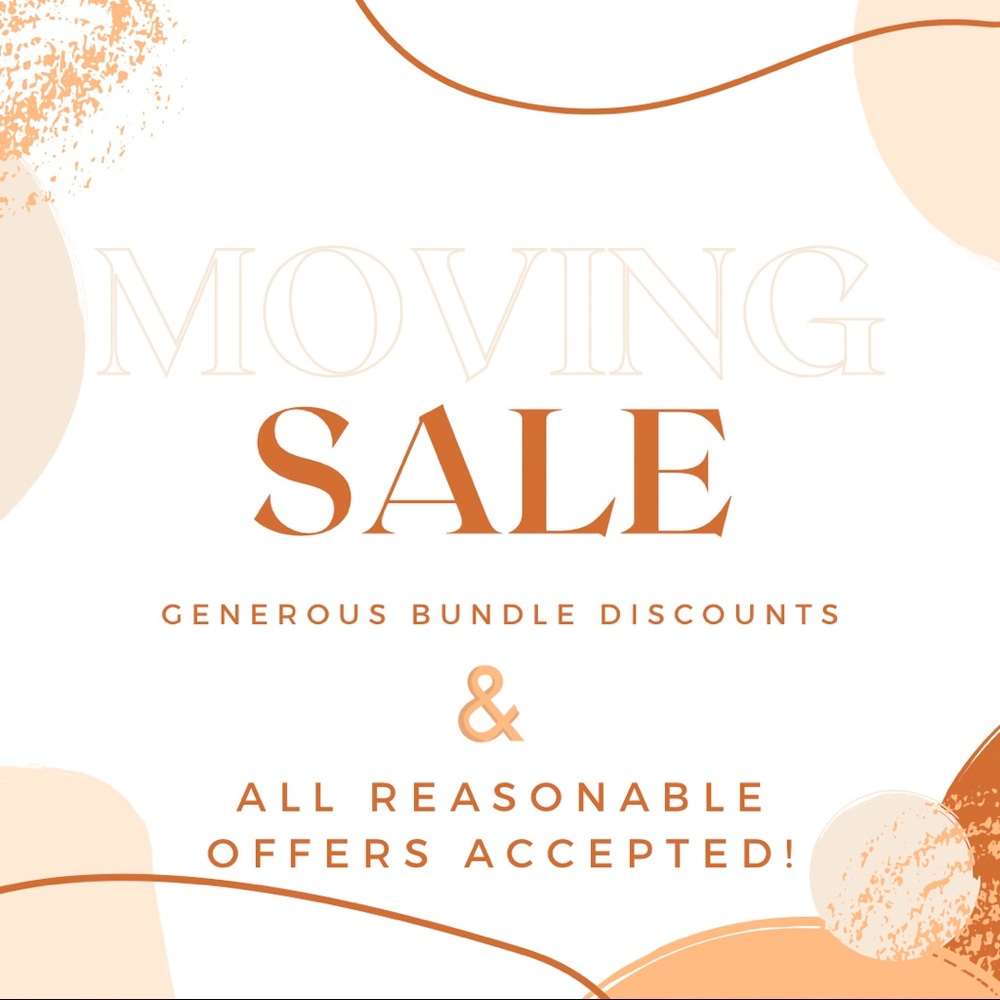 Moving sale! 45% off bundles of 3+ items 💕